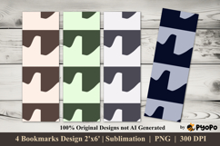 Wave March Bookmarks Sublimation Design Product Image 1