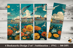 The Joy of Nature Bookmarks Sublimation Design Product Image 1