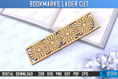 Bookmarks Laser Cut Bundle, Wood Engraved Bookmark Template Product Image 3