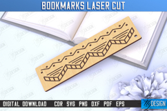 Bookmarks Laser Cut Bundle, Wood Engraved Bookmark Template Product Image 19
