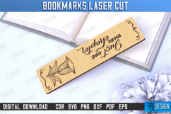 Bookmarks Laser Cut Bundle, Wood Engraved Bookmark Template Product Image 4