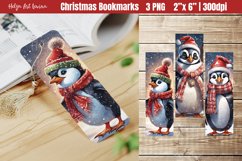 Christmas Bookmarks | Christmas Penguin Product Image 1
