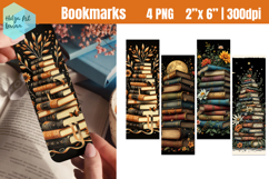 Bookmarks Printable, Autumn Bookmarks PNG, Fall Png Product Image 1