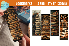 Bookmarks Printable, Autumn Bookmarks PNG, Fall Png Product Image 1