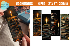 Bookmarks Printable, Autumn Bookmarks PNG, Fall Png Product Image 1