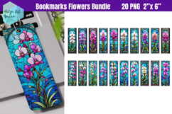 Bookmark Flowers Bundle | Orchid PNG Product Image 1
