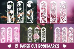 100 Bookmarks Paper cut SVG Laser cut I Cricut I Silhouette Product Image 2