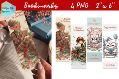 Christmas Book Club, Bookmarks PNG Product Image 1