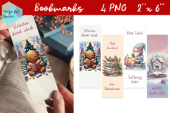 Christmas Book Club, Bookmarks PNG Product Image 1