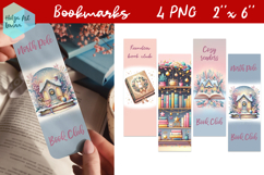 Christmas Book Club, Bookmarks PNG Product Image 1