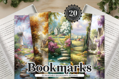 Printable Landscape Bookmarks Set Product Image 1