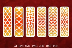 Paper Cut Bookmarks SVG | Bookmarks Template Product Image 1