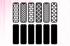 Paper Cut Bookmarks SVG | Laser Cut Bookmarks Template Product Image 2