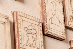 Castle Book Nook Stairs - Laser cut file, SVG DXF plan Product Image 7