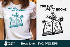 Book flower SVG | Book lover SVG | Book lover quotes Product Image 1
