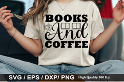 Books And Coffee - Coffee SVG Design Product Image 1
