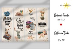 Watercolor,  bookmarks bundle,  inspirational,  quotes,  cut file,  print and cut,  books, coffee, learn, read, education,