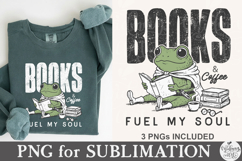 Books and coffee fuel my soul Png design Product Image 8
