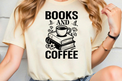 Books and Coffee SVG, Book Lover SVG, Reading SVG Product Image 2