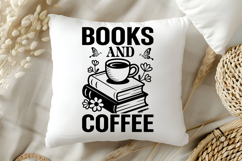 Books and Coffee SVG, Book Lover SVG, Reading SVG Product Image 5