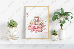 Books And Coffee Valentine Png Product Image 3