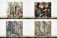 3D Books And Flowers Tumbler Bundle Product Image 6