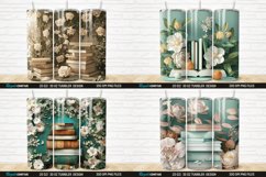 3D Books And Flowers Tumbler Bundle Product Image 5
