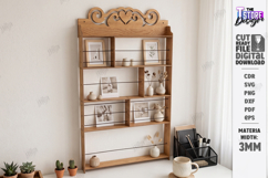 Desktop Book and Photo Organizer Laser Cut | Wall Decor |CNC Product Image 12