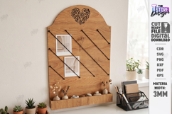 Desktop Book and Photo Organizer Laser Cut | Wall Decor |CNC Product Image 6