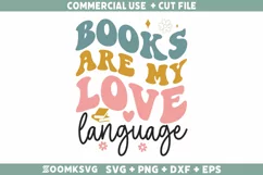 Reading SVG, Book Lover SVG, Book SVG, Book PNG, Retro SVG Product Image 1