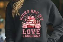 Books Are My Love Language - Romantic Book Lover Design Product Image 3