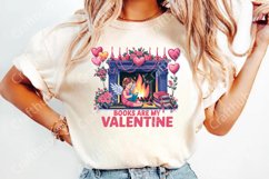 Books Are My Valentine, Valentine Sublimation, Book Lover Product Image 4