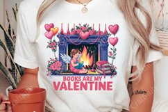Books Are My Valentine, Valentine Sublimation, Book Lover Product Image 2