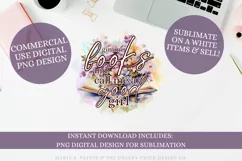 Gimme Books & Call Me A Good Girl Sublimation Design Funny Product Image 1