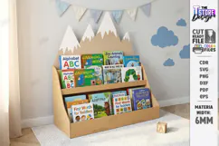 Kids Bookshelf Laser Cut| Nursery Decor | Kids Laser Product Image 1