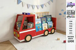 Kids Bookshelf Laser Cut| Nursery Decor | Kids Laser Product Image 1