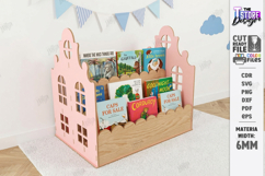 Kids Bookshelf Laser Cut| Nursery Decor | Kids Laser Product Image 1
