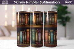 Tumbler Vintage Books | Books Lover Tumbler Wrap Product Image 1