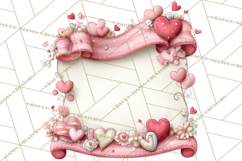 Valentine Reader Worm Clipart, Cute Bookworm Valentine Art Product Image 5