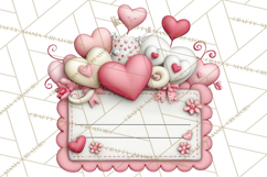 Valentine Reader Worm Clipart, Cute Bookworm Valentine Art Product Image 4