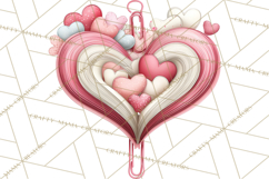 Valentine Reader Worm Clipart, Cute Bookworm Valentine Art Product Image 2