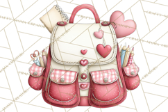 Valentine Reader Worm Clipart, Cute Bookworm Valentine Art Product Image 4