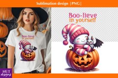 Halloween Tshirt Pink Halloween Motivational quotes Product Image 1