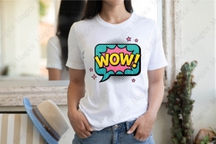 Boom Comic Lightning Pop Art Sublimation PNG Design File Product Image 2