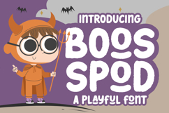 Boos Spod a Playful Doodle Font Product Image 1