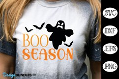 Halloween Ghost SVG | Halloween Boo Season SVG Product Image 1