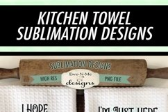 Here For the Boos Kitchen Towel Sublimation PNG |Halloween Product Image 4
