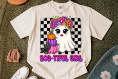 BOOtiful Ghost Girl png, Halloween Sublimation Product Image 2