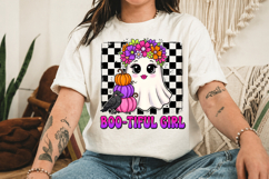 BOOtiful Ghost Girl png, Halloween Sublimation Product Image 3
