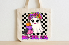 BOOtiful Ghost Girl png, Halloween Sublimation Product Image 4